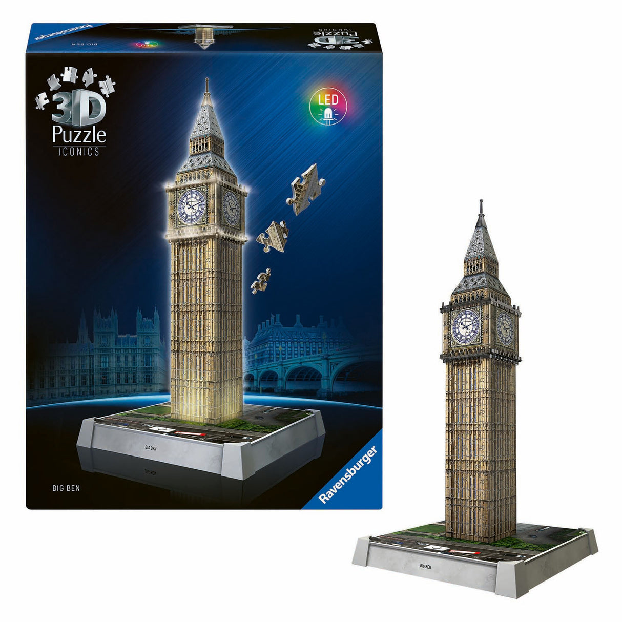 Ravensburger Puzzle 3D Icons Big Ben - avec lumière - 235 pcs.