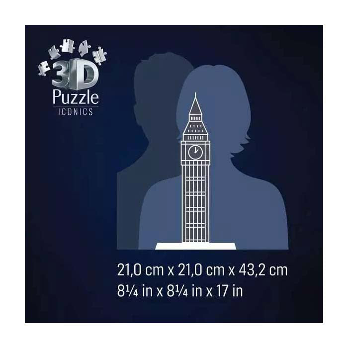 Ravensburger Puzzle 3D Icons Big Ben - avec lumière - 235 pcs.