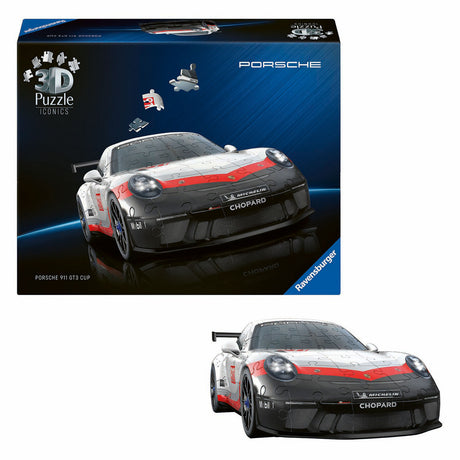 Ravensburger Puzzle 3D emblématiques Porsche 911 GT3 Cup - 154 pcs.