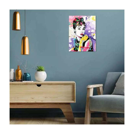 Ensemble de peinture par numéros Ravensburger - Art sur toile Audrey Hepburn.