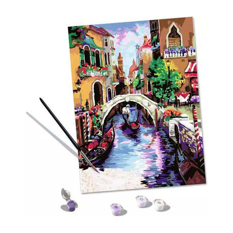 Ensemble de peinture par numéros Ravensburger - Toile d'art de Venise pour adultes.