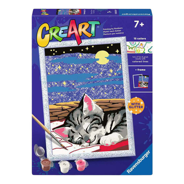 Ravensburger – creart : chats qui rêvent – peinture par numéros