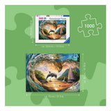 Ravensburger puzzle coucher de soleil splash - 1000 pcs.