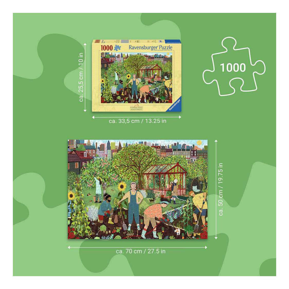 Ravensburger puzzle le lotissement - 1000 pcs.