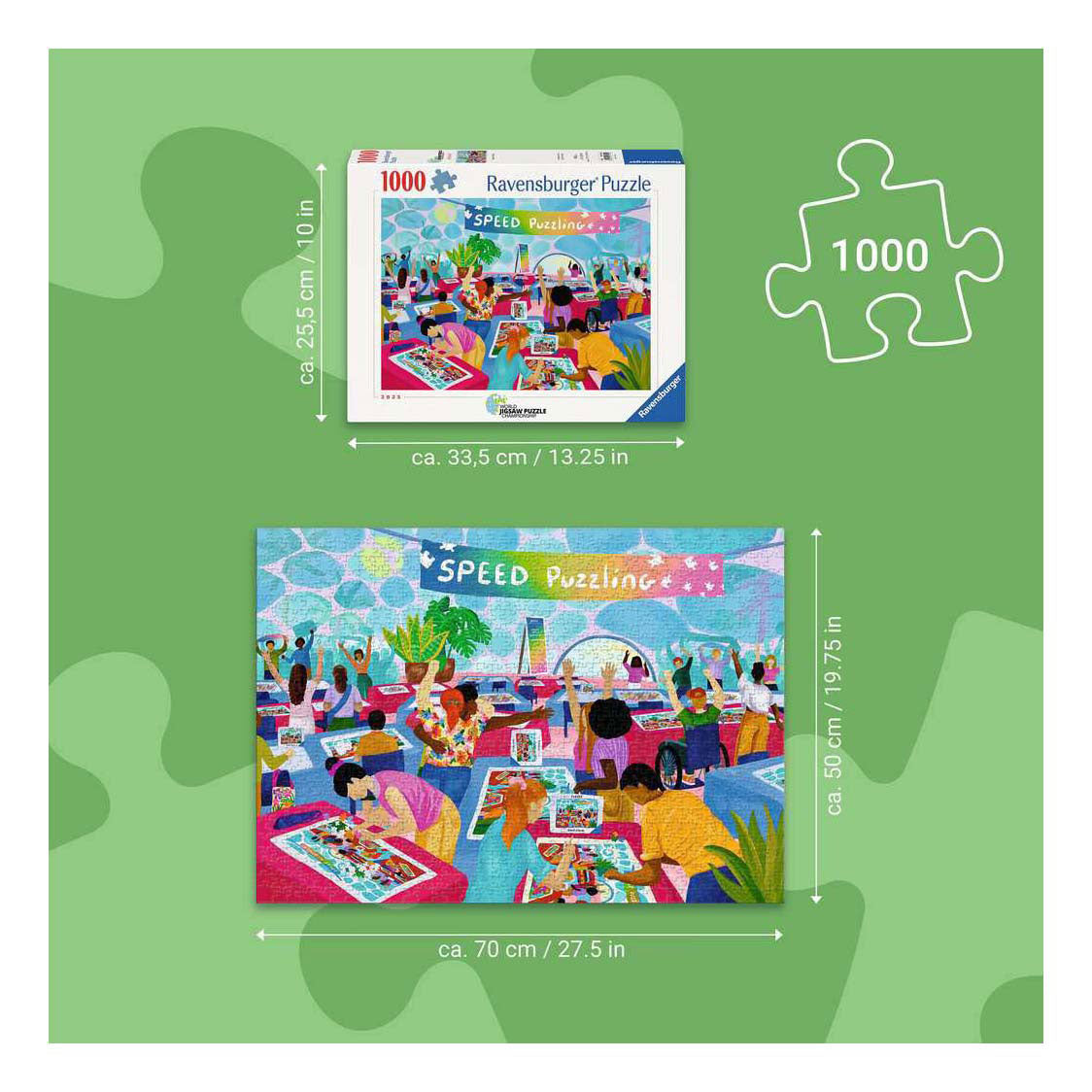 Ravensburger – puzzle de vitesse – puzzle – 1000 pièces