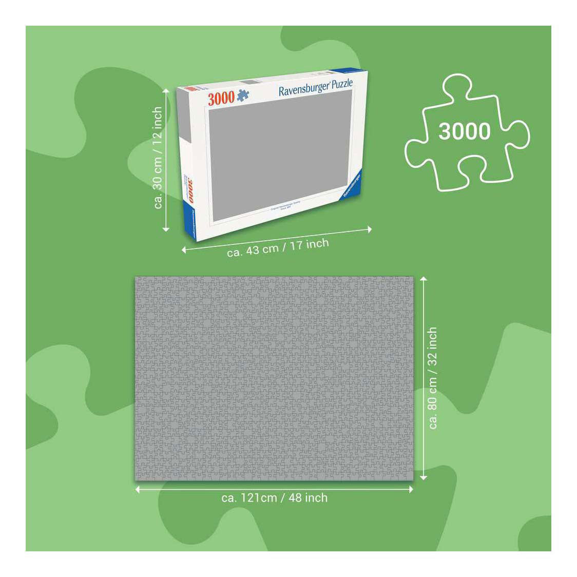 Ravensburger – puzzle – 3000 pièces – 121 x 80 cm