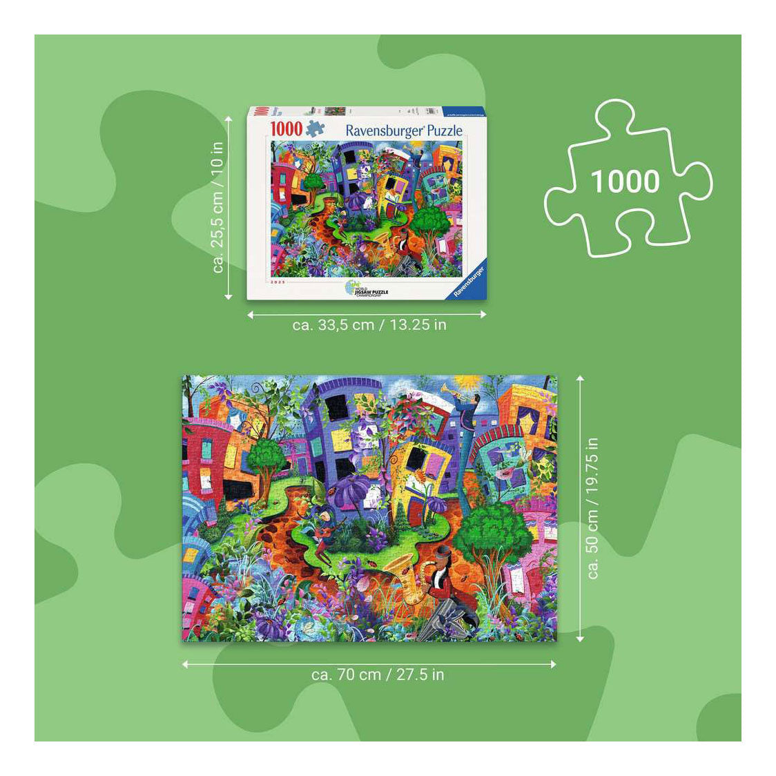 Ravensburger – Marienkãƒâ¤ferweg – puzzle – 1000 pièces
