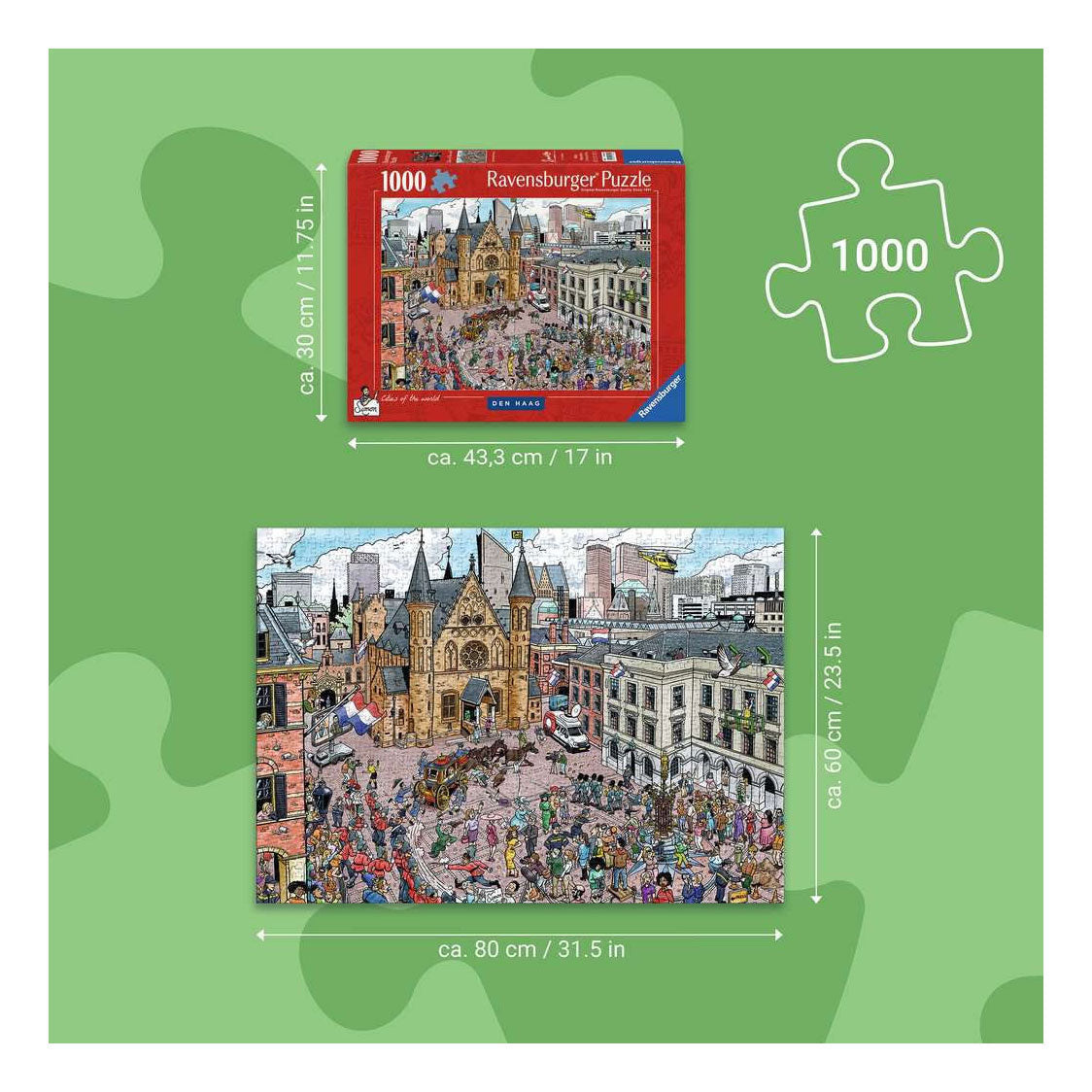 Ravensburger puzzle Fleroux La Haye - 1000 pcs.