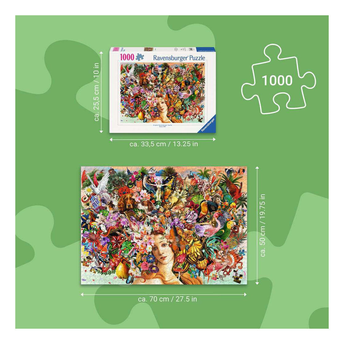 Ravensburger – pensées créatives – puzzle – 1000 pièces
