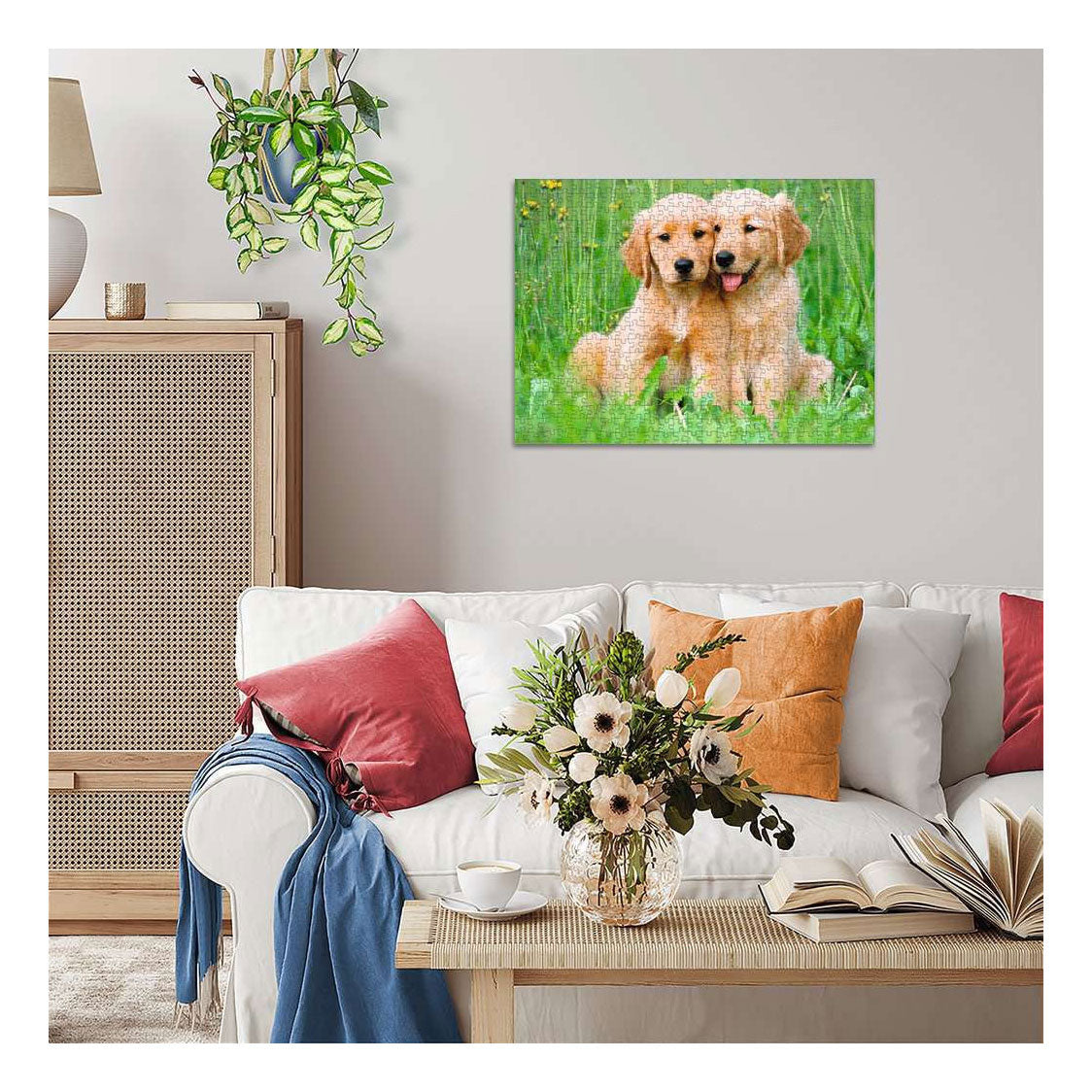 Ravensburger – les frères golden retriever – puzzle – 500 pièces