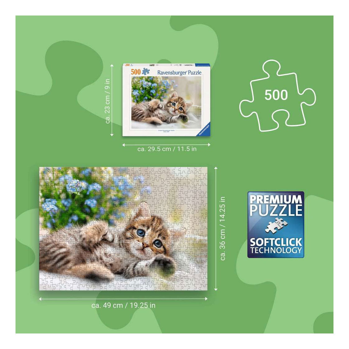 Ravensburger – katjes in de keuken – legpuzzel – 1500 stukjes