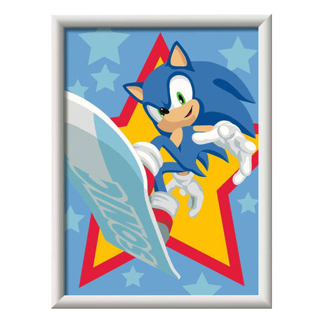 Ravensburger – creart: speedy sonic – schilderen op nummer