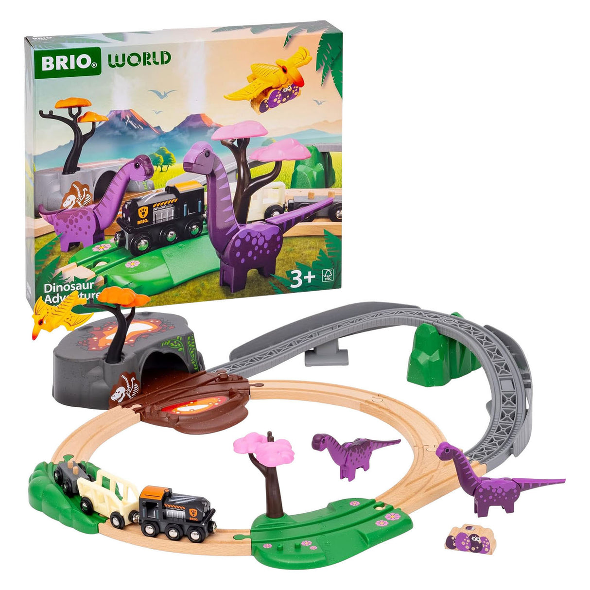 Ensemble d'aventures de dinosaures Brio World