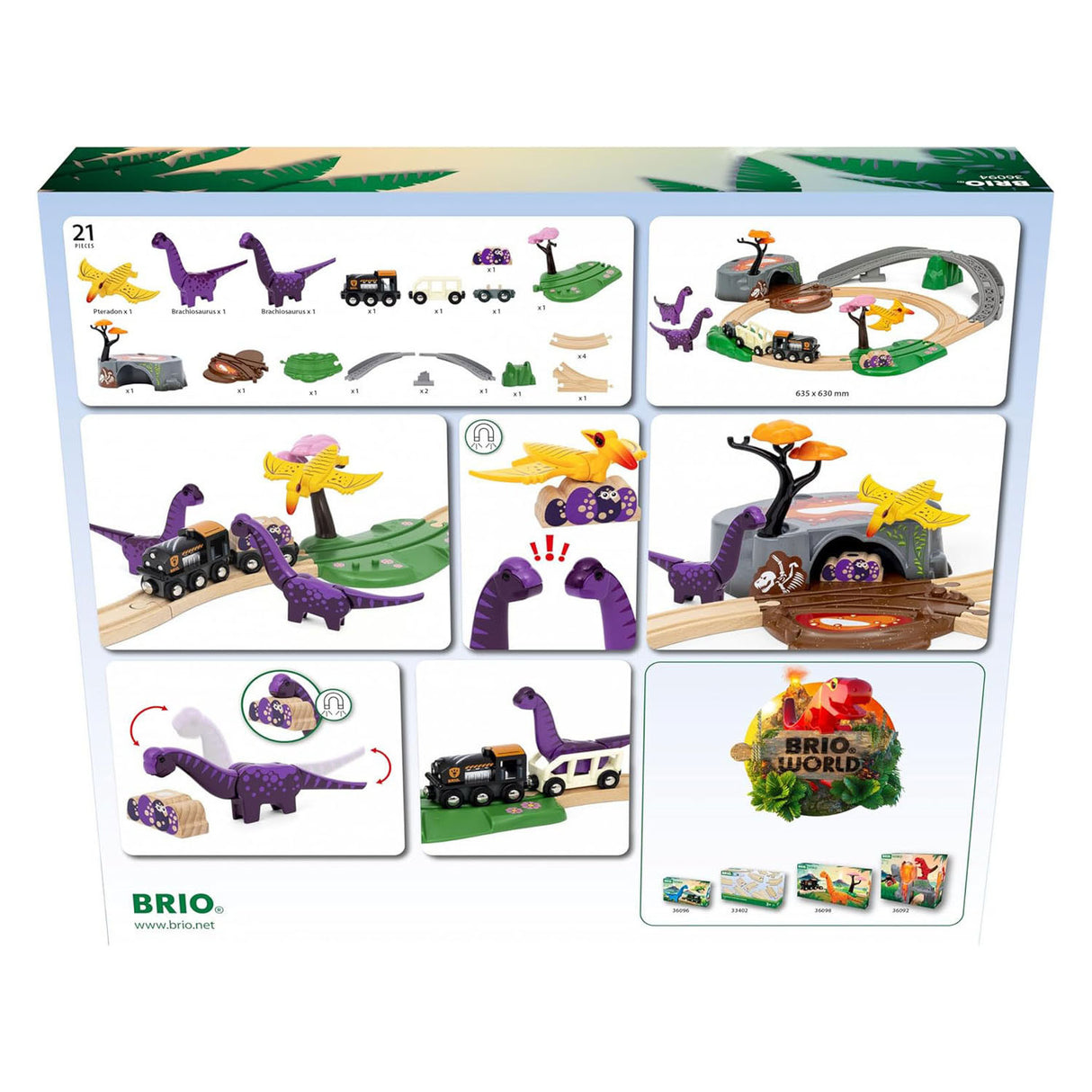 Ensemble d'aventures de dinosaures Brio World