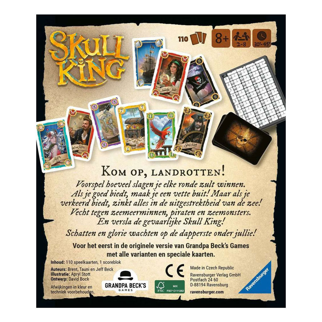 Jeu de cartes Ravensburger Skull King