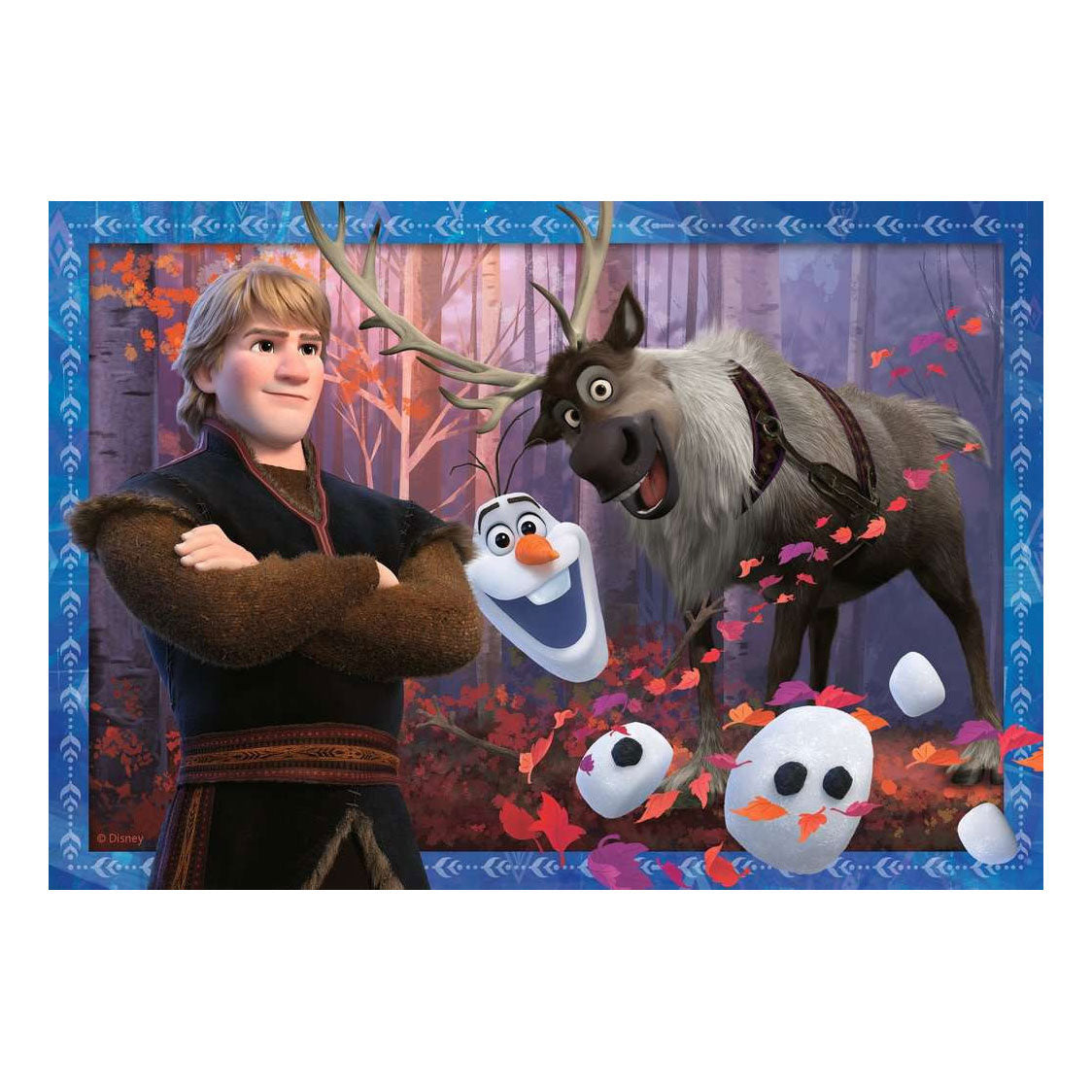 Ravensburger puzzle disney congelé 2 - 2x24 pièces - puzzle enfant