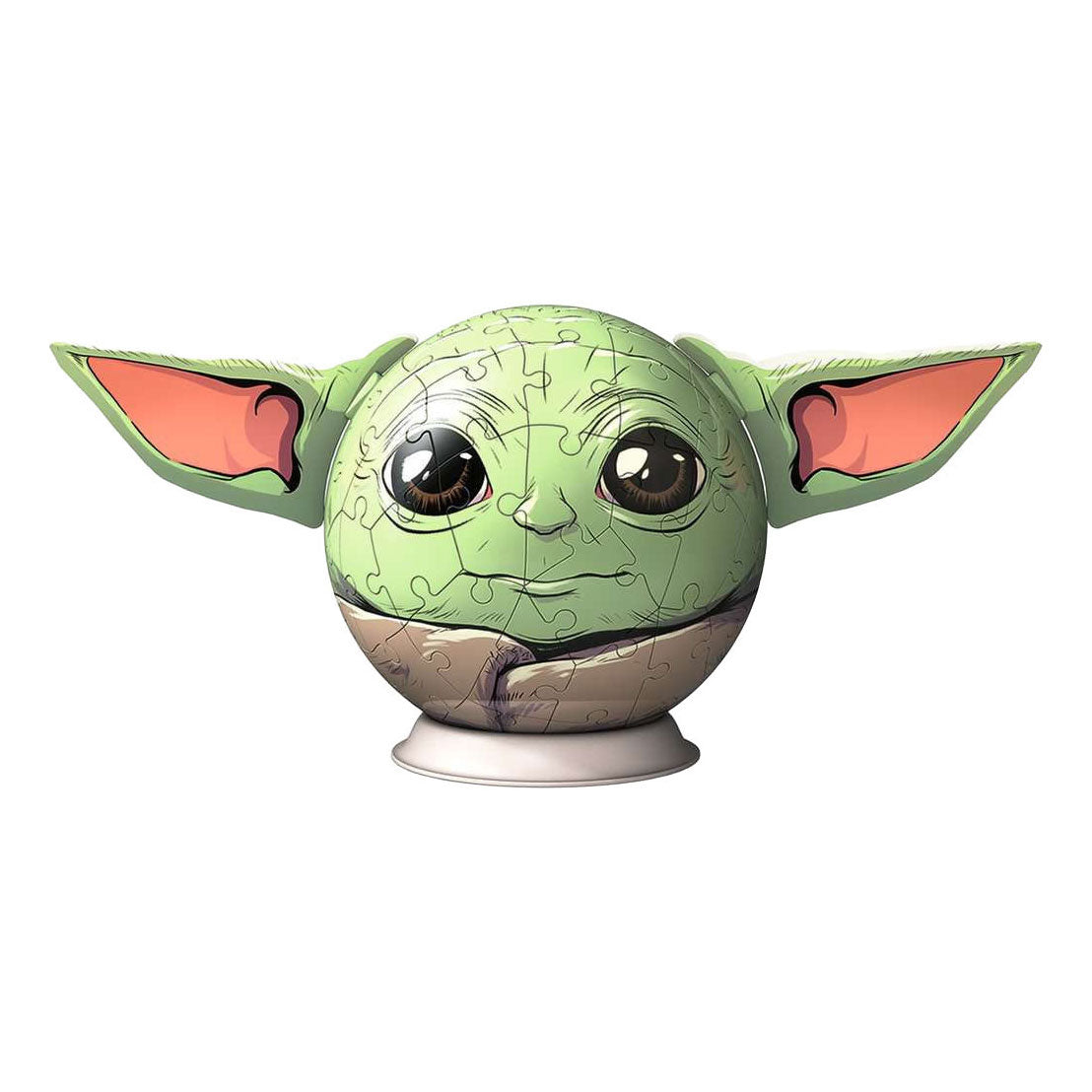 Grogu mandalorien Ravensburger avec oreilles - puzzle 3D