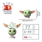 Grogu mandalorien Ravensburger avec oreilles - puzzle 3D