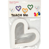 Cadres coeur Creativ company, dim. 18x18 cm, 230 g, blanc, 16 pièces 1 boîte