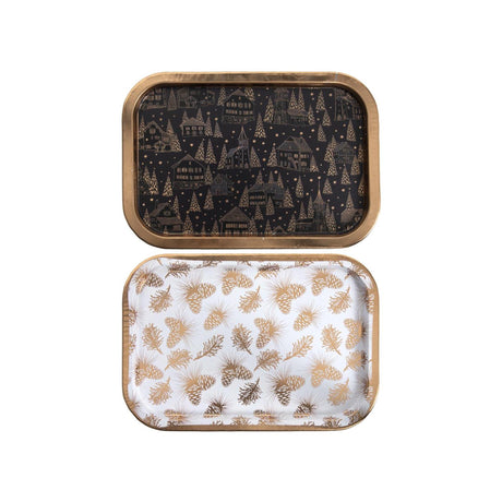 Plateau de vie Svenska 34x23x1,5cm métal