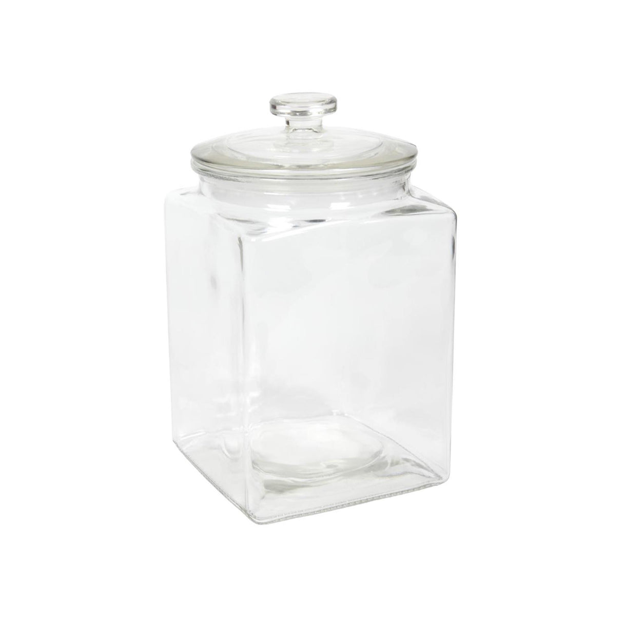 Bouton de pot de conservation carré ø14,4*23,8cm 3l | 3 pièces