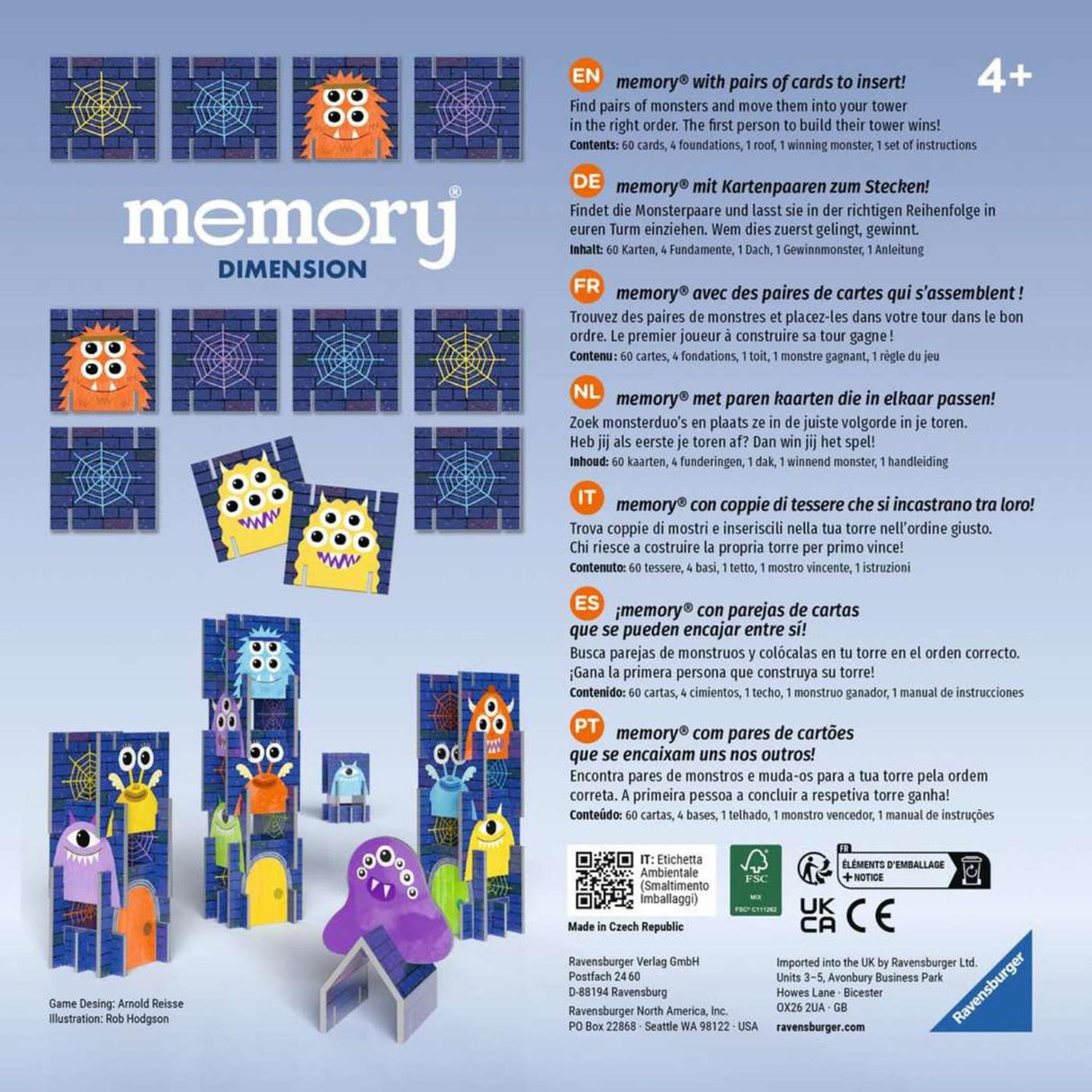 Jeu de dimension mémoire Ravensburger®