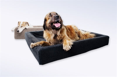 Housse polaire pour lit Bia panier pour chien gris