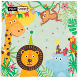 Creativ company serviettes, fêtards, dim. 33x33 cm, 20 pièces, 1 boîte