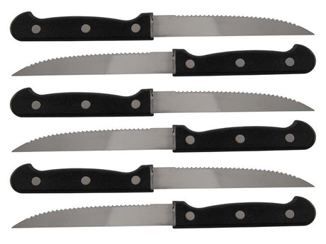 Ustensiles de cuisine ensemble de couteaux à steak 6 pièces 21,5 cm