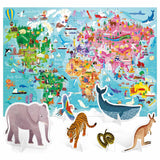 World puzzle di Headu Jigsaw con elementi 3D, 108st.