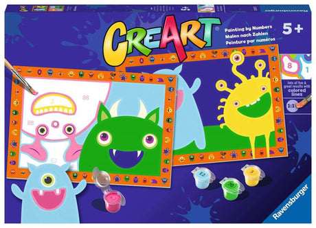 Ravensburger Creart peinture au numéro - Monsters drôles