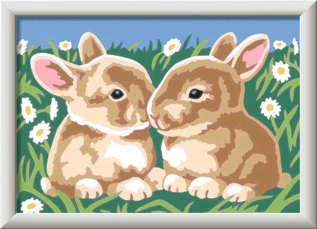 Ravensburger Creart peinture au numéro - lapins moelleux