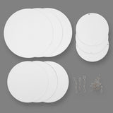 Mobiles vierges Creativ company, d 12+15+18 cm, 300 gr, 4 set 1 boîte