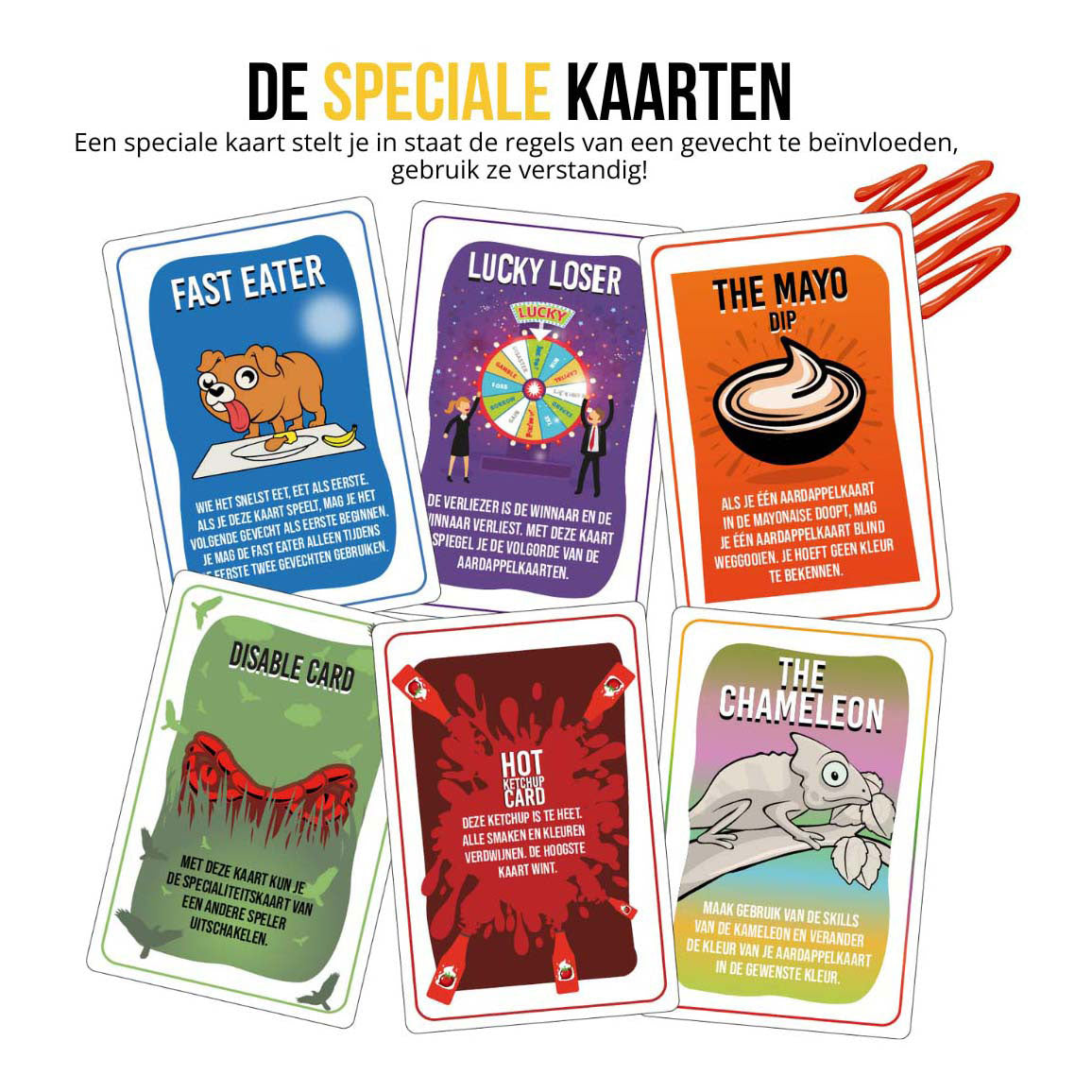 Jeu de cartes pommes de terre frites, édition originale (nl)