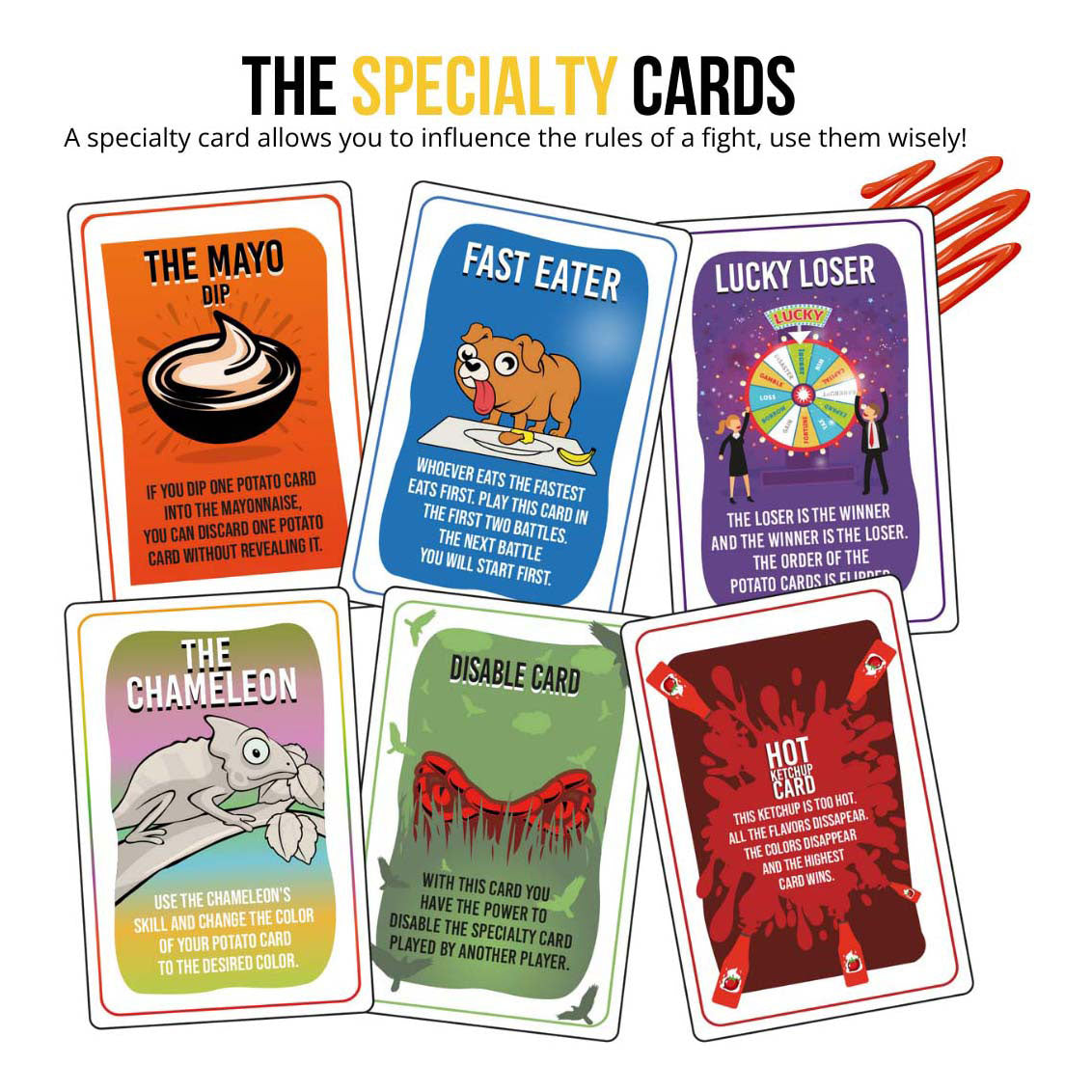 Jeu de cartes pommes de terre frites édition originale (anglais)
