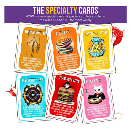 Jeu de cartes de pommes de terre frites édition frite (anglais)