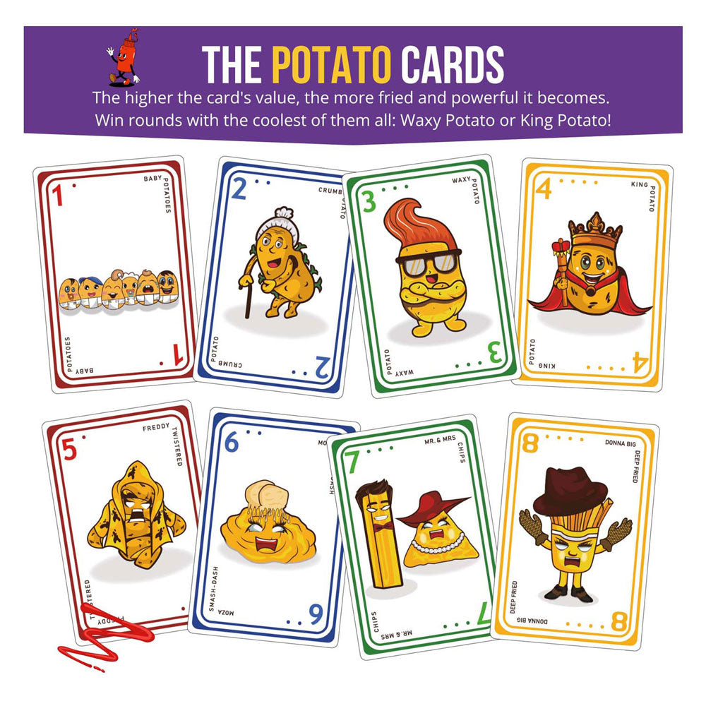Jeu de cartes de pommes de terre frites édition frite (anglais)