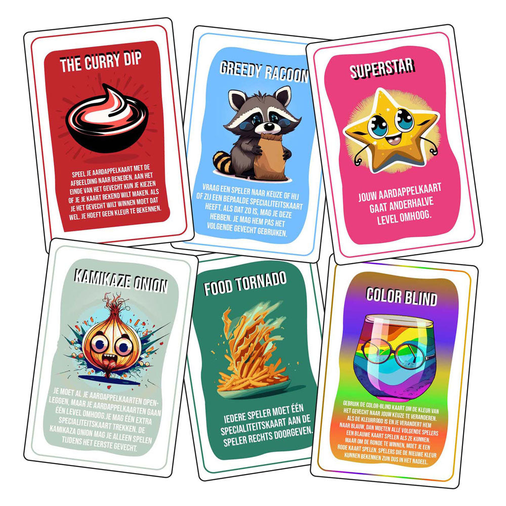 Jeu de cartes de pommes de terre frites, édition brûlée (nl)