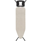 Brabantia planche à repasser b - pour fer - 124 x 38 cm - gris denim