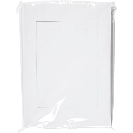 Cadres passe-partout Creativ company, format A4+A6, 230 g, blanc, 2x60 pièces 1 boîte