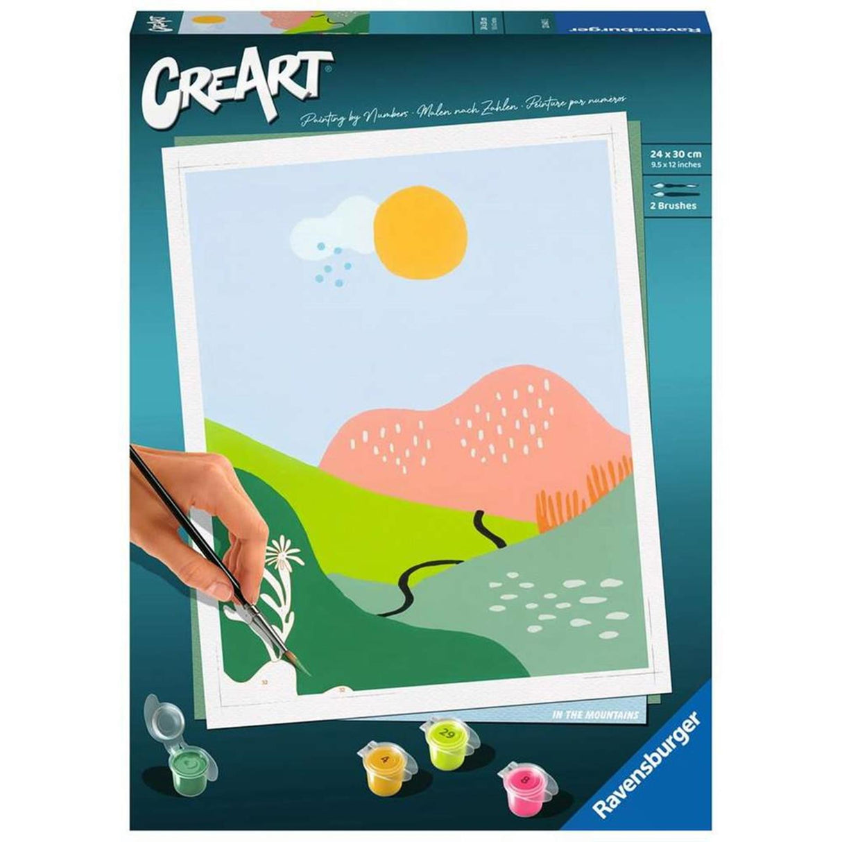 Ravensburger Creart peinture au numéro - dans les montagnes