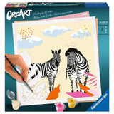 Peinture par numéro - Zebra