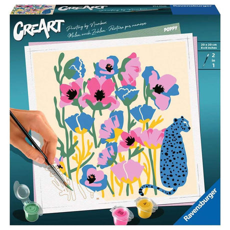 Peinture par numéro Ravensburger - coquelicot