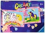 Ravensburger Creart Painting au numéro - Jumping Poneys