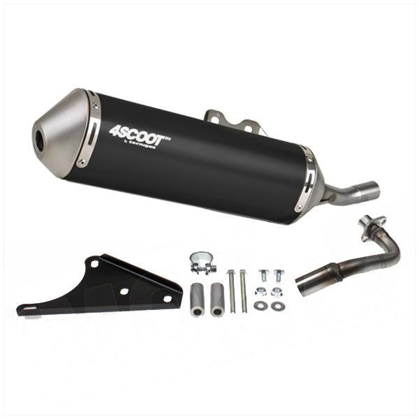 Tecnigas Échappement 4Soot Black | Kymco Agility 50cc 4T GY6