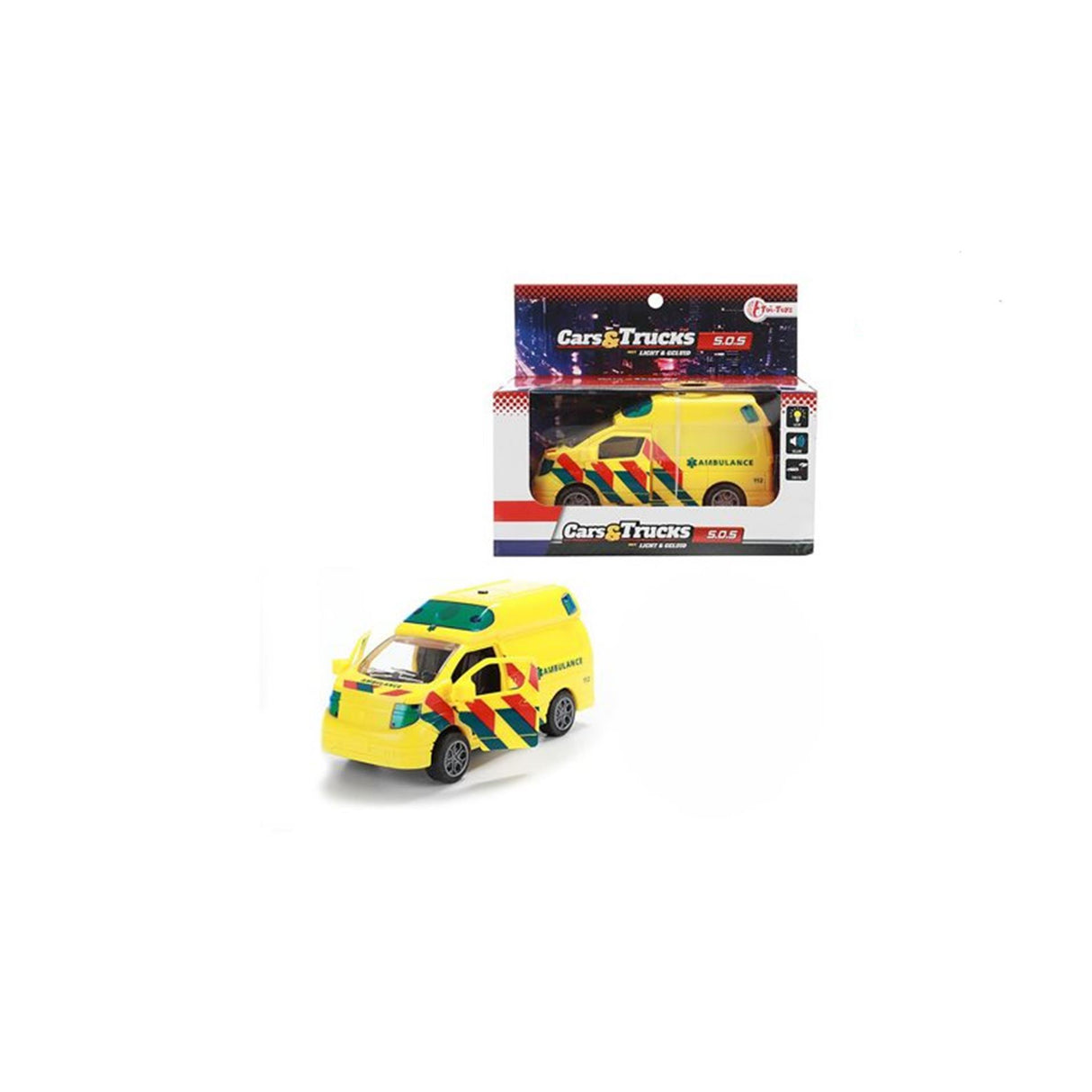 Toi-toys ambulance friction + lumière et son