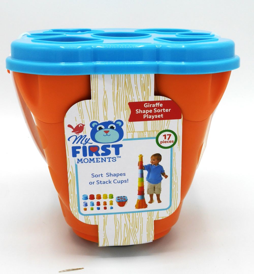 Playgo - tasses empilables et trieur de formes aux couleurs gaies