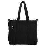 Beagles sac à bandoulière en peluche 37x31cm noir