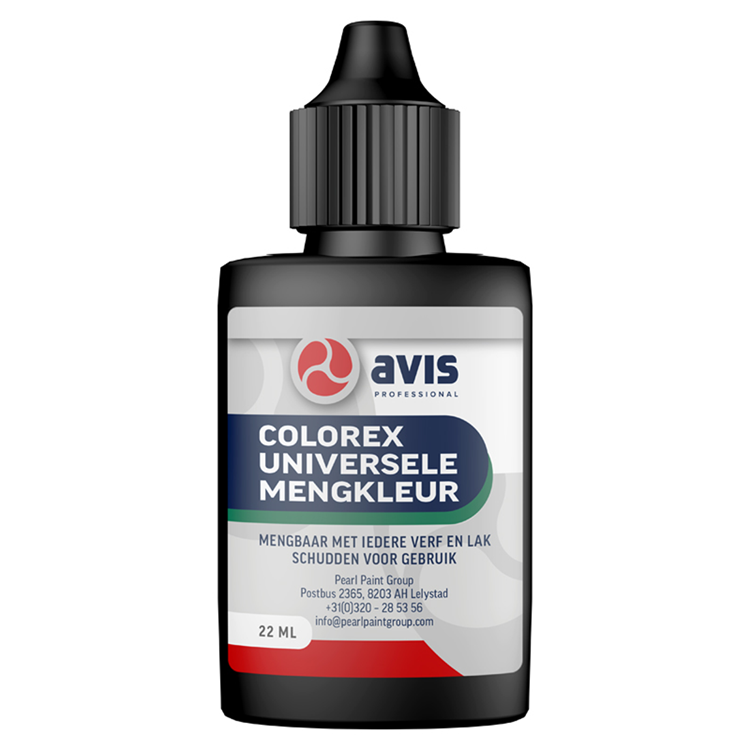 Avis professional 1034248 - colorex univ,mengv.25ml zwart | 2 stuks