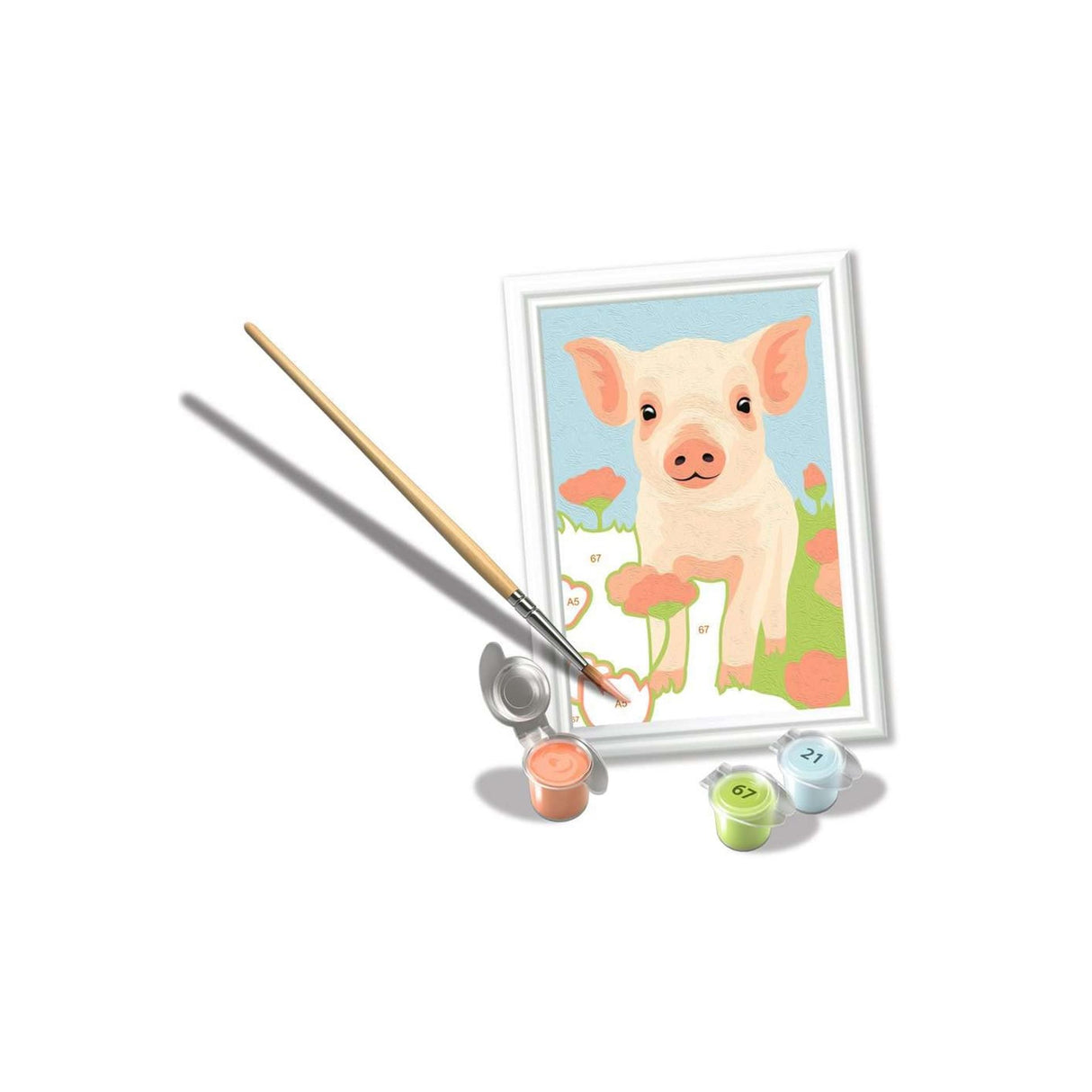 Peinture créative par numéro Ravensburger - cochon